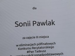 Sukcesy recytatorów